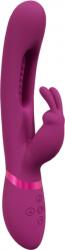 VIVE Vibrator Mika Triple G-Rabbit, Silicon, USB, Roz, 23.2 cm Vibrator