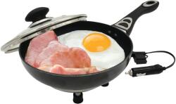  Elektromos serpenyő fedővel teherautóhoz 20cm x 4cm 150W 12V