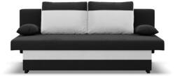 GreenSite Sony kanapé, szövet anyag, bonell töltet, fekete - fehér
