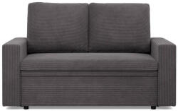 GreenSite Zeus kanapé, kordbársony, hab töltet, egyenes kartámasz, szürke
