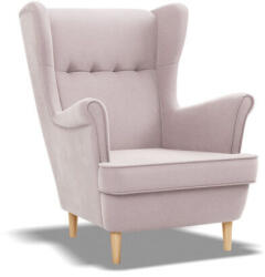 GreenSite Uszak Mini fotel, bársony, rózsaszín