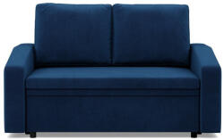 GreenSite Zeus kanapé, bársony, hab töltet, döntött kartámasz, kék