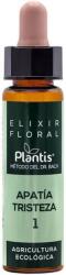 Artesania Agricola Plantis Picături bio combinate pentru apatie și tristețe, 10 ml, Artesania Agricola