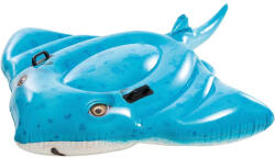  Úszó sziget, Intex, felfújható, rája alakú, kék, 185 x 145 cm, 2 kapaszkodó fogantyúval (57576) (57576)