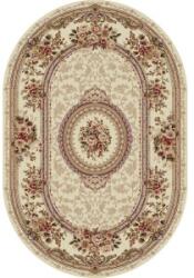 Delta Carpet Covor Oval, 80 x 150 cm, Crem, Lotos 571 (LOTUS-571-100-O-0815) Covor