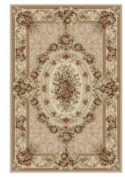 Delta Carpet Covor Dreptunghiular, 150 x 230 cm, Bej / Crem, Model Floral Lotos (LOTUS-1529-110-1523) Covor