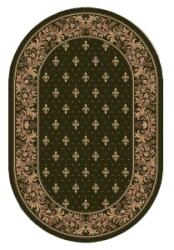 Delta Carpet Covor Bisericesc Oval, 150 x 230 cm, Verde, Lotos 15033/310 (LOTUS-15033-310-O-1523) Covor