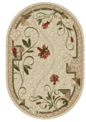 Delta Carpet Covor Oval, 150 x 230 cm, Crem, Lotos 587/116 (LOTUS-587-116-O-1523) Covor