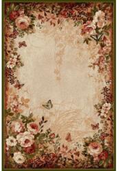 Delta Carpet Covor Dreptunghiular, 150 x 230 cm, Verde / Bej, Lotos 15003 (LOTUS-15003-130-1523) Covor