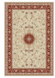 Delta Carpet Covor Dreptunghiular, 60 x 110 cm, Crem / Rosu, Model Lotos (LOTUS-523-120-0611) Covor