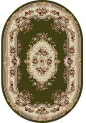 Delta Carpet Covor Oval, 150 x 230 cm, Crem / Verde, Lotos 575-310 (LOTUS-575-310-O-1523) Covor