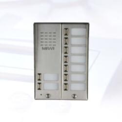  5025/9D - Caseta exterioară cu 9 butoane și acoperiș - Miwi-Urmet (EC-08958)