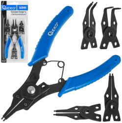 GEKO Seeger fogó 4 cserélhető hegy 160mm G01687 (G01687)