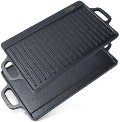  Kétoldalas öntöttvas grill-lap 45, 5 x 22, 5 cm (199047)