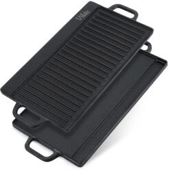  Kétoldalas öntöttvas grill-lap 50, 5 x 23, 5 cm (199074)