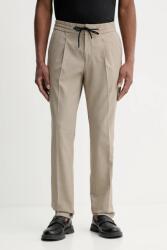 HUGO BOSS gyapjú nadrág Getlin251F3 - bézs 50