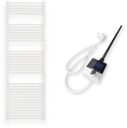  Törölközőszárító radiátor elektromos fűtőpatronnal 60 x 180 cm - Nero Italia AF-13-800W (fehér)