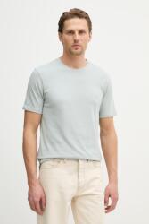 BOSS Orange pamut póló Tales - türkiz S