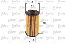 VALEO 586550 Filtru ulei