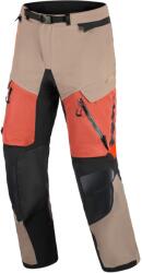 Alpinestars Pantaloni motocicletă Alpinestars Halo PRO Drystar XF maro deschis-portocaliu închis-negru (AIM110-507)