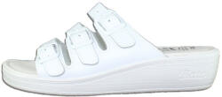 Batz Papuci dama, Batz, 3BCS-Alb, casual, piele naturala, ortopedici, cu platforma, alb (Marime: 38)
