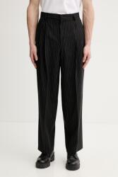 HUGO BOSS gyapjú nadrág Fedix251 - fekete 48