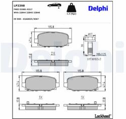 DELPHI Klocki Ham. Tyl (lp3398)