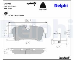 DELPHI Klocki Ham. Land Rover Discovery 04- (lp1936)