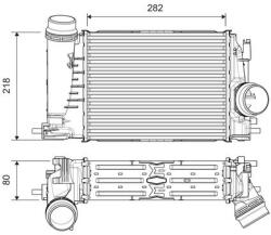VALEO Chladič plniaceho vzduchu VALEO 818316 (818316)