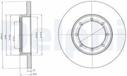 DELPHI Brzdový kotúč DELPHI BG4344 (BG4344)