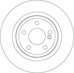 TRW Brzdový kotúč TRW DF6634 (DF6634)