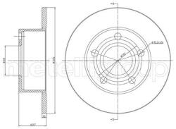 METELLI Brzdový kotúč METELLI 23-0395C (23-0395C)