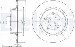 DELPHI Tarcza Ham. Ford C-max Ii 10- Tyl (bg4533c)