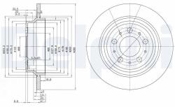 DELPHI Tarcza Ham. Volvo S60/70/80 (bg3515)
