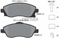 TEXTAR Sada brzdových platničiek kotúčovej brzdy TEXTAR 2322501 (2322501)