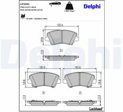 DELPHI Klocki Ham. Hyundai I30 16- (lp3361)