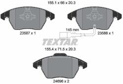 TEXTAR Sada brzdových platničiek kotúčovej brzdy TEXTAR 2469602 (2469602)
