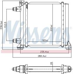 NISSENS Chladič motora NISSENS 607256 (607256)