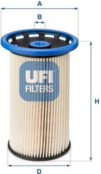 UFI Palivový filter UFI 26.026. 00 (26.026.00)
