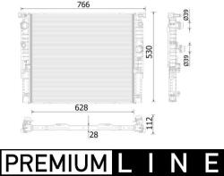 MAHLE Chladič motora MAHLE CR 937 000P (CR 937 000P)