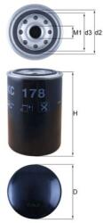 MAHLE Palivový filter MAHLE KC 178 (KC 178)