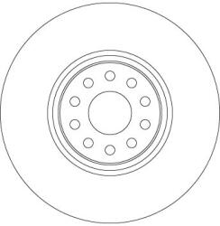 TRW Brzdový kotúč TRW DF6733S (DF6733S)
