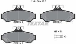 TEXTAR Sada brzdových platničiek kotúčovej brzdy TEXTAR 2559901 (2559901)