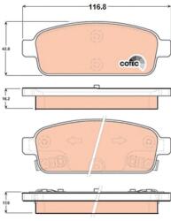 TRW Sada brzdových platničiek kotúčovej brzdy TRW GDB1844 (GDB1844)