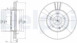 DELPHI Tarcza Ham. Mercedes W202 (bg2768)