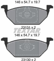 TEXTAR Sada brzdových platničiek kotúčovej brzdy TEXTAR 2313001 (2313001)