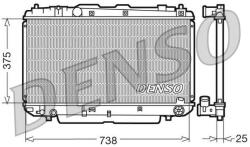 DENSO Chladič motora DENSO DRM50021 (DRM50021)