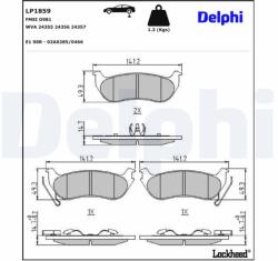 DELPHI Klocki Ham. Jeep Cherokee (lp1859)