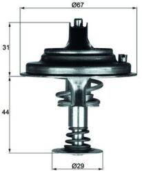 MAHLE Termostat chladenia MAHLE TX 26 80D1 (TX 26 80D1)
