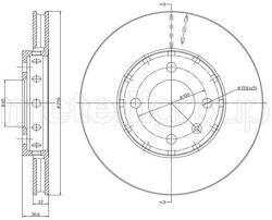 METELLI Brzdový kotúč METELLI 23-1371C (23-1371C)
